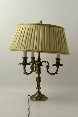 Bordslampa, Mässing