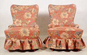 EMMAFÅTÖLJER 1 par ,1900-talets mitt.