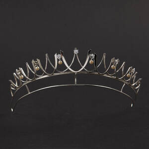 Diadem i sterlingsilver