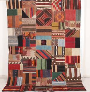 Persisk Patchwork tæppe 268x200 cm