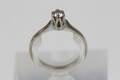 ENSTENSRING med briljantslipad diamant, vitguld, 18 k, 1,5 g