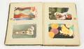 Vykortsalbum med 102st vykort, mestadels omkring 1900-talets mitt