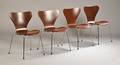 Arne Jacobsen 1901-1972. Fire stole model 3107 4