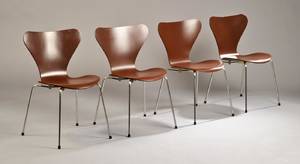 Arne Jacobsen 1901-1972. Fire stole model 3107 4