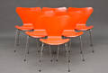 Arne Jacobsen 1902-1971. Seks skalstole, model 31076
