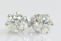 Par brillantørestikker, ca. 1.08 ct. 2