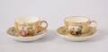 DOCKSERVIS, 4 delar, porsln, Meissen, 1700-tal.