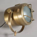 Lampe, MetallblechGlas, Messingfarben