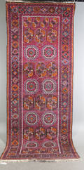 Handknuten orientmatta, persisk, 384 x 140 cm