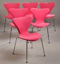 Arne Jacobsen 1902 - 1971. Seks stole, model 3107 6