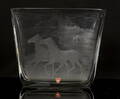 SVEN PALMQVIST. VAS, glas, Orrefors, 1900-tal.