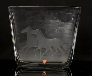 SVEN PALMQVIST. VAS, glas, Orrefors, 1900-tal.