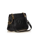 Chanel, vintage skuldertaske af læder