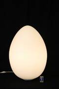 ÄGGFORMAD LAMPA HÖJD 60 CM, FRANSK 