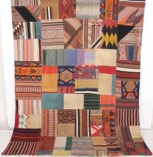 Persisk Patchwork tæppe 238x173 cm