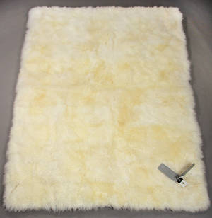 Designtæppe af australsk lammeskind - long wool