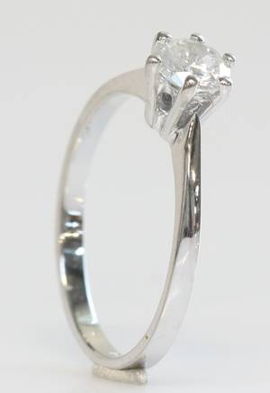 Solitairering, ca. 0.57 ct.
