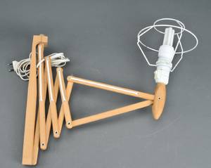 Le Klint. Sakselampe af egetræ