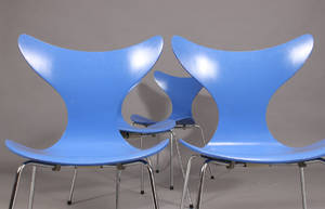 Arne Jacobsen. Mågen. Spisestole 4