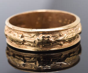 Vintagering af 18 kt. guld
