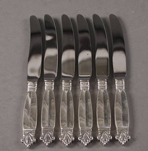 Johan Rohde for Georg Jensen, Dronningemønster smørknive 6