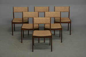 Seks stole - Farstrup møbler - bejdset bøguld 6 Denne vare er sat til omsalg under nyt varenummer 4141039