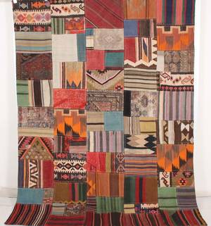 Persisk Patchwork tæppe 269x201 cm