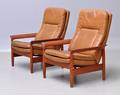 Dansk møbelproducent. Par hvilestole i teak, 1960erne 2