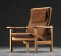 Hans J. Wegner. Lænestol, eg og uld  Denne vare er sat til omsalg under nyt varenummer 4725174