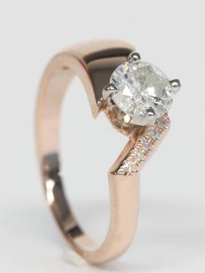 Brillantring, 0.95 ct.