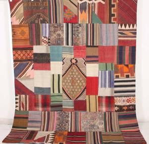 Persisk Patchwork tæppe 272x215 cm