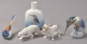 Kgl. P.BG - diverse figurer i porcelæn. 5