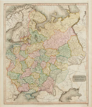Karta European Russia