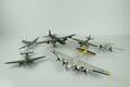 BRICKOR, 2 st, modellflygplan, bl.a. B17, Lancaster, B24
