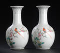 Et par kinesiske vaser af porcelæn, 1900-tallet 2