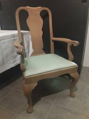 KARMSTOL Senbarockstil, tidigt 1900-tal