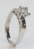 Solitairering, ca. 0.82 ct.