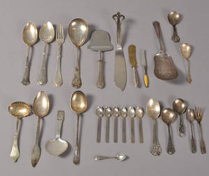 Diverse bestik i sølv  sterlingsølv bla. Georg Jensen Bernadotte, Strand m.m. 27