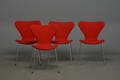Arne Jacobsen. Stole model 3107 Syveren, fuldbetrukket 4