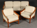 3-Sitzer Sofa und zwei Sessel aus Teak 3