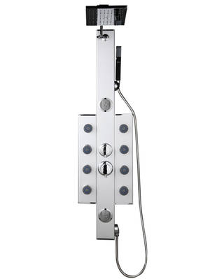 Bruserpanel med 10 massage dyse