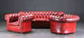 Tre-pers. sofa med to lænestole, Chesterfield stil 3