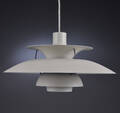 Poul Henningsen. PH5 pendel, hvid