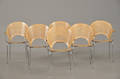 Nanna Ditzel 1923 - 2005 Sæt på seks armstole, model 3299 Trinidad 6
