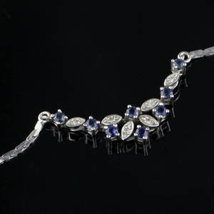 Bræmer-Jensen safir- og diamant-collier.