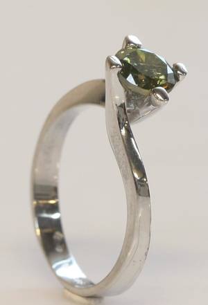 Solitairering, ca. 1.00 ct.