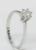 Solitairering, ca. 0.63 ct.