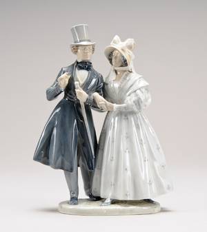 Kgl. Porcelæn. Kavalerpar nr. 1593