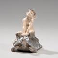 Kgl. Porcelæn. Figur nr 858. Faun på skildpade