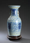 Kinesisk vase af porcelæn, 1800-tallet
